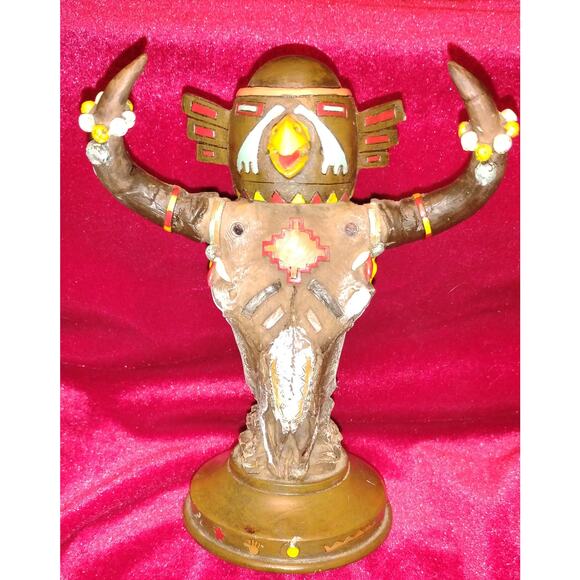 Vintage 6" Thunderbird Kachina Figurine Native American Style Painted Resin - Picture 1 of 6